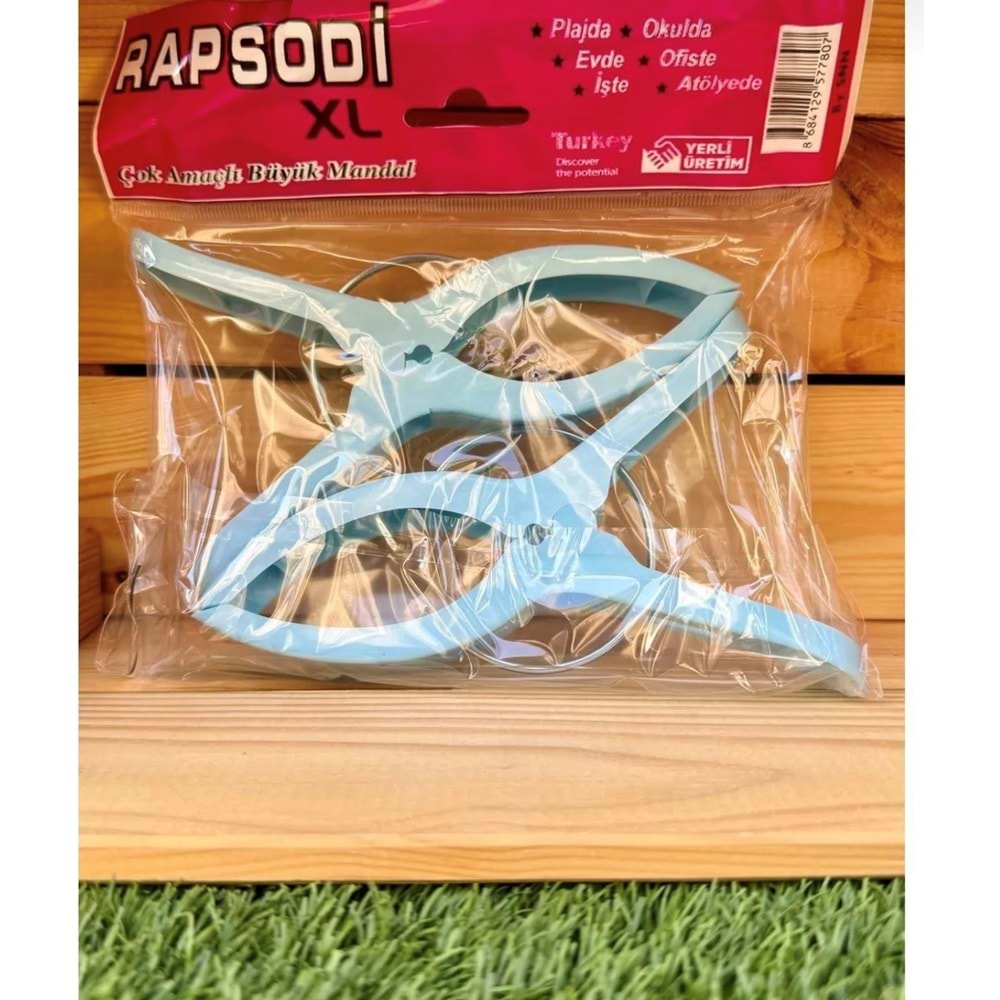 Plaj Havlu Mandalı Xl 2 Adet/Mavi