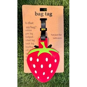 Bagaj Bavul Valiz Çanta Etiketi/Çilek