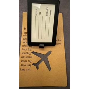 Bagaj Bavul Valiz Çanta Etiketi/Travel is My Therapy