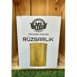 Mr Eds Çelik Nargile Rüzgarlığı / Gold