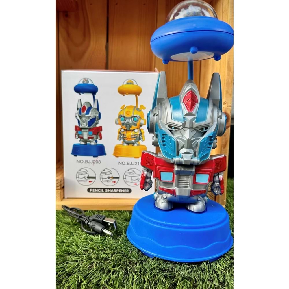 Transformers Şarjlı Masa Lambası ~ Kalem Tıraş