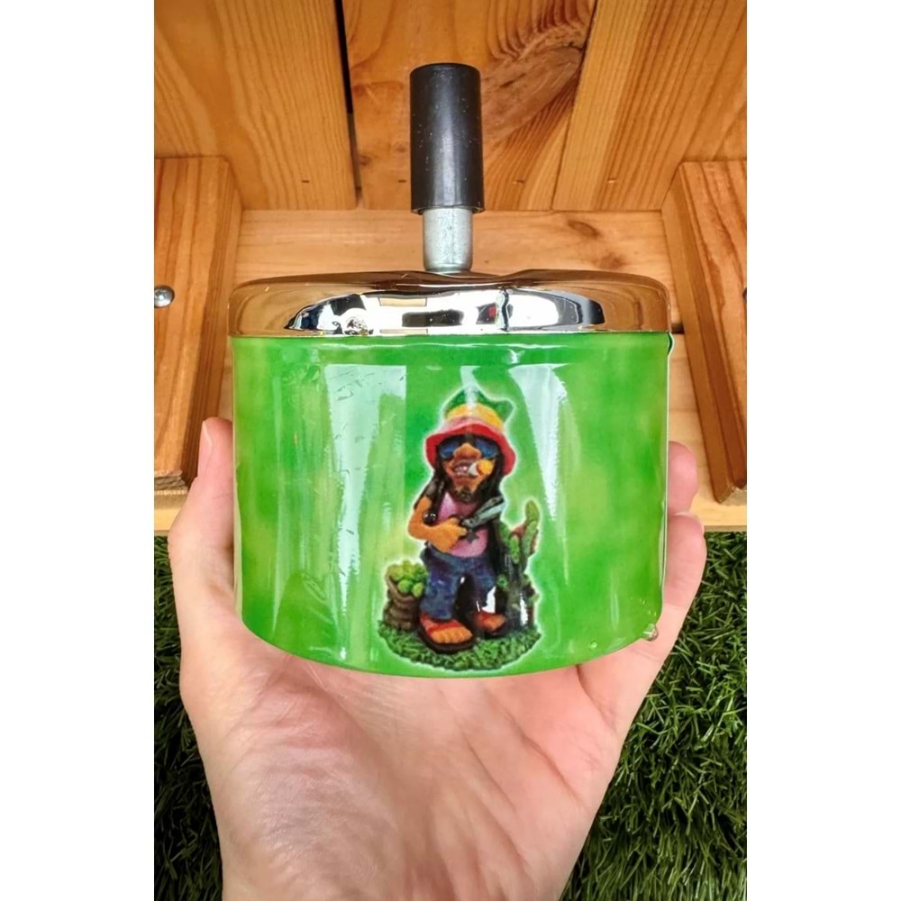 Metal Basmalı Küllük