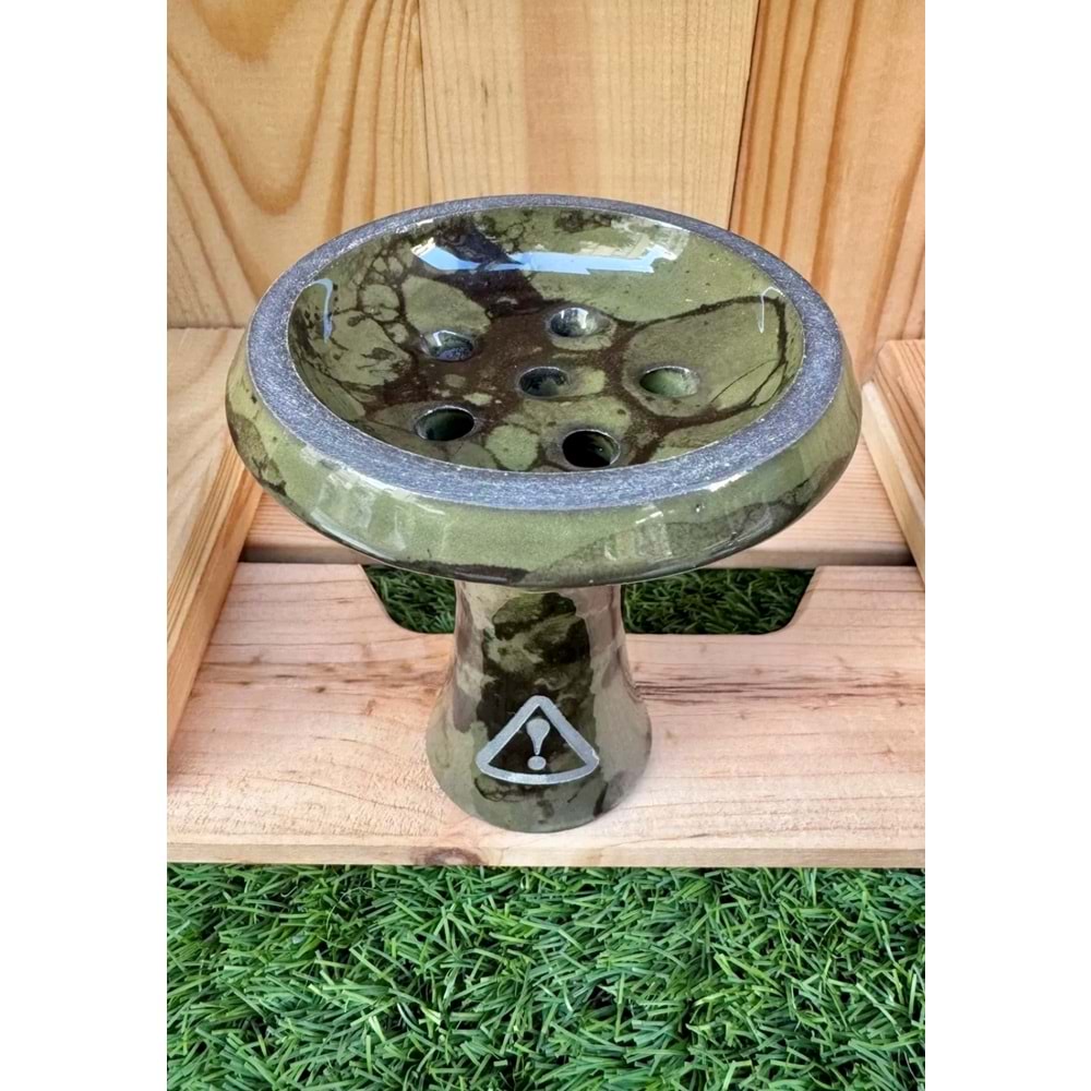 Chaos 6 Delikli Nargile Lülesi / Alacalı Yeşil