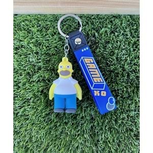 The Simpsons Silikon Anahtarlık