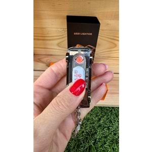 Usb Lighter Araba Figürlü Anahtarlık Usb Çakmak/Antrasit