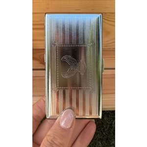 Metal Uzun Slim Tütün Tabakası 3