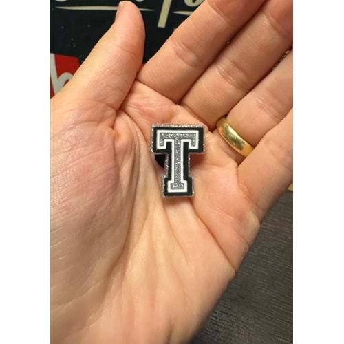 Terlik Süsü/Simli T Harfi