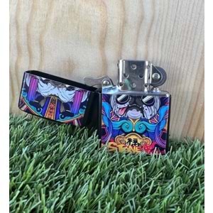 Pug Metal Çakmak Uv Baskı