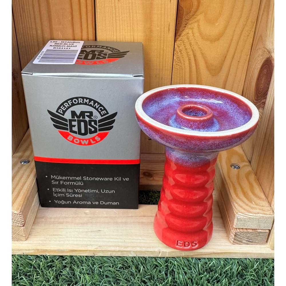 Mr Eds L50 İSTANBUL - Collection Series Nargile Lülesi/Kırmızı Mavi