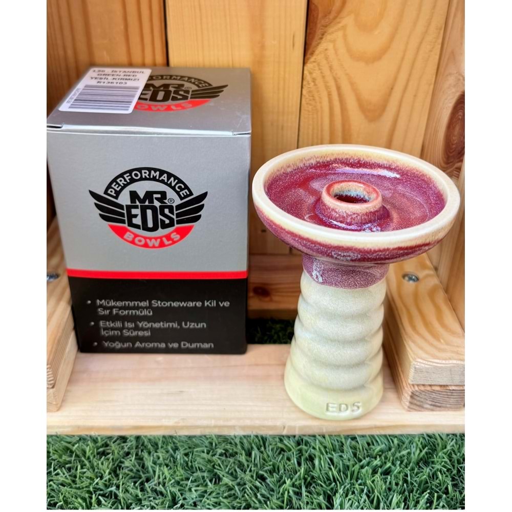Mr Eds L50 İSTANBUL - Collection Series Nargile Lülesi/Yeşil Kırmızı
