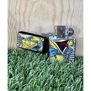 Chicken Benzinli Metal Çakmak Uv Baskı