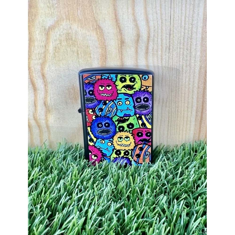 Gamer Benzinli Metal Çakmak Uv Baskı