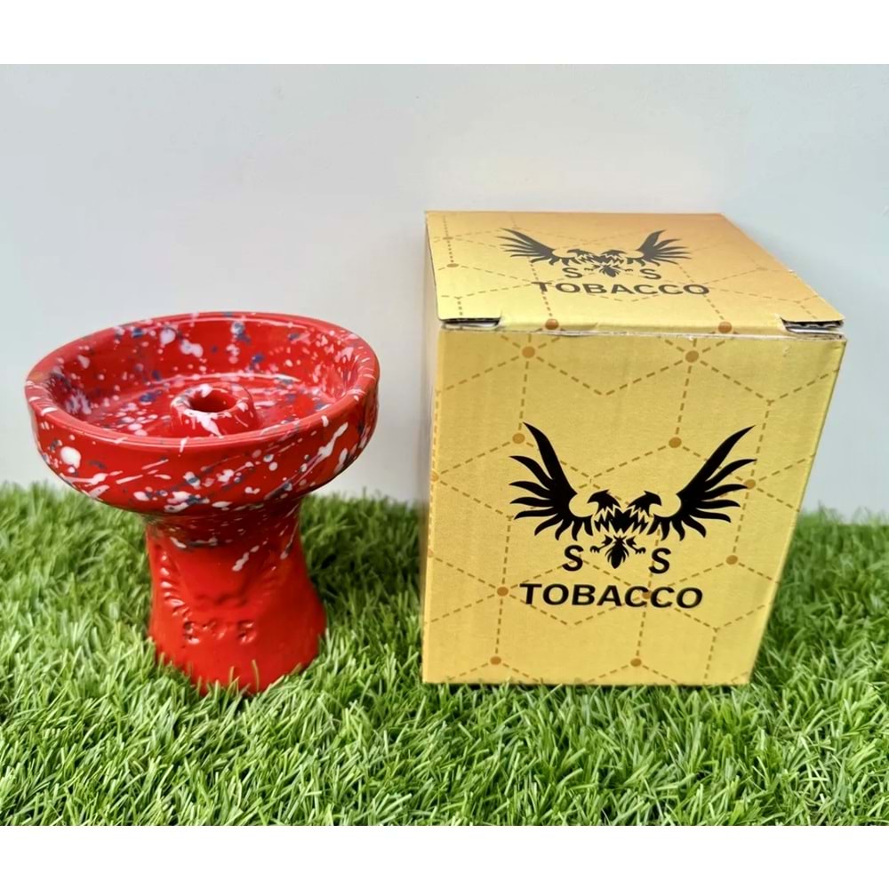 S&S Delikli Nargile Lülesi - Kırmızı