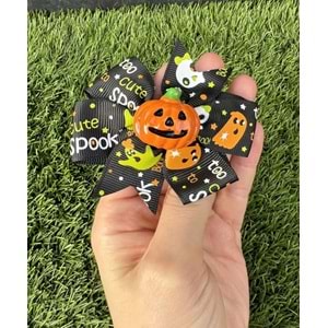 Yılbaşı Tokası Cadılar Bayramı Hallowen Balkabağı Saç Tokası